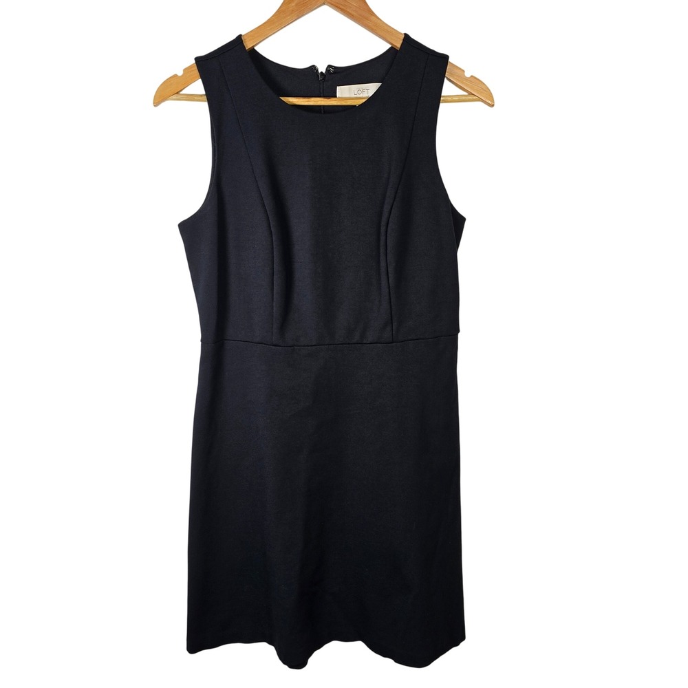 Loft Black Sleeveless Dress‎ Petite Size 6P Career Cocktail Party